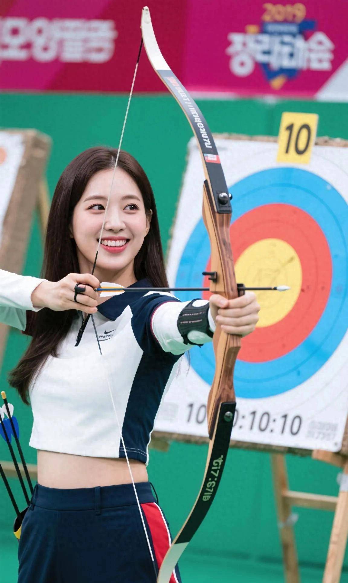 韩国运动员在射箭项目中脱颖而出