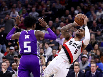 开拓者胜太阳,利拉德砍下35分 开拓者胜太阳,利拉德砍下35分